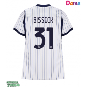 Inter Milan Yann Bisseck #31 Replika Udebanetrøje Dame 2026-27 Kortærmet